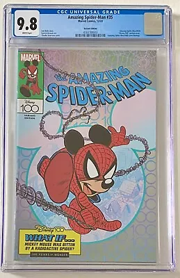 Buy Amazing Spider-Man #35 - 2023 -  Sciarrone Disney 100 D100 Variant - CGC 9.8 • 50£