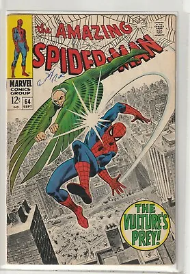 Buy Amazing Spider-Man # 64 Fine [Vulture] Clean Cents Copy • 50£