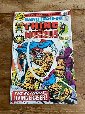 Buy Marvel Two-In-One #15 Marvel Comics Morbius & Thing 1976 F • 10.27£