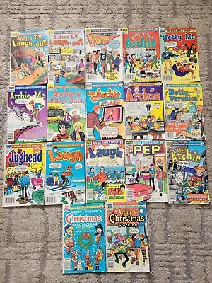 Buy Archie Vintage 17 Comic Lot: MIXED Lot, Archie And Me, LAUGH, Christmas, PEP, .. • 39.97£