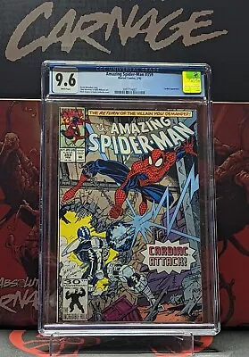 Buy The Amazing Spider-Man #359 CGC 9.6 1st Carnage Cameo & Cardiac Appearance 1992 • 64.33£