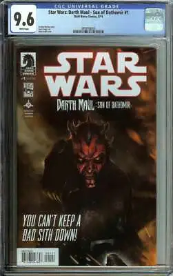 Buy Star Wars: Darth Maul - Son Of Dathomir #1 Cgc 9.6 White Pages • 141.91£