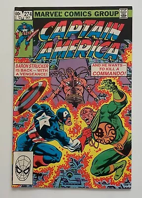 Buy Captain America #274 Bronze Age Comic (Marvel 1982) FN/VF Issue. • 6.95£