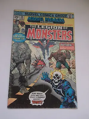 Buy Marvel Premiere #28, 1st Legion Of Monsters, Hit Movies/tv Shows, Key, 1976, Gd+ • 63.22£
