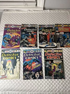 Buy DETECTIVE COMICS #450 451 453 454 455 456 459 DC BRONZE AGE 1975/76 Batman • 31.62£