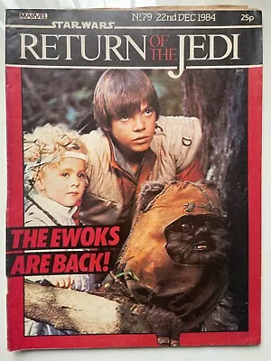 Buy Star Wars Weekly Return Of The Jedi No.79 Marvel Comic UK. • 1.75£
