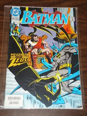 Buy Batman #481 Dc Comics Dark Knight Nm Condition July 1992 • 3.49£