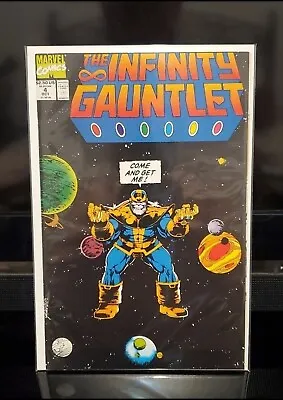 Buy The Infinity Gauntlet #4 (1991) Iconic Thanos Cover! • 17.79£