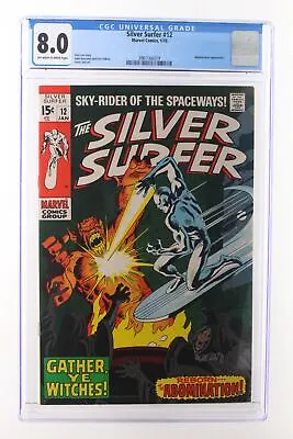 Buy Silver Surfer #12 - Marvel Comics 1970 CGC 8.0 Abomination Appearance. • 101.71£