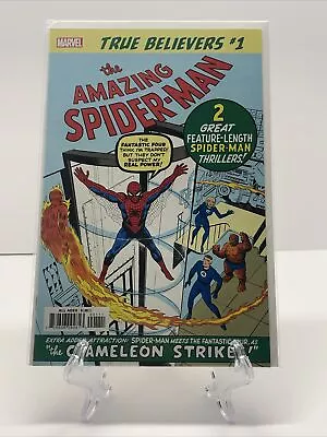 Buy True Believers Amazing Spider-man #1 Vf/nm Reprints Asm #1 Steve Ditko Stan Lee • 4.80£