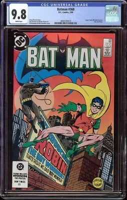 Buy Batman # 368 CGC 9.8 White (DC, 1984) Jason Todd Becomes Robin • 177.89£