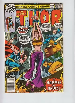 Buy Thor #279 VG; Marvel | Low Grade - Pluto Ulik Dave Cockrum January 1979 - We Com • 2.98£