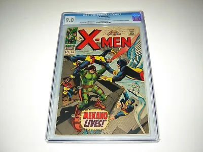 Buy  X-Men #36 CGC 9.0 1969 Marvel Silver Age Key Comic   • 261.02£