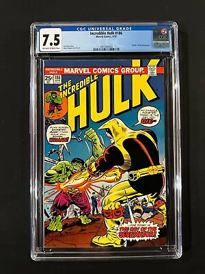 Buy Incredible Hulk #186 CGC 7.5 (1975) -  Death  Of The Devastator • 51.44£
