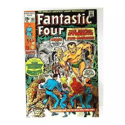Buy Fantastic Four (1961 Series) #102 In Fine Minus Condition. Marvel Comics [i% • 20.70£