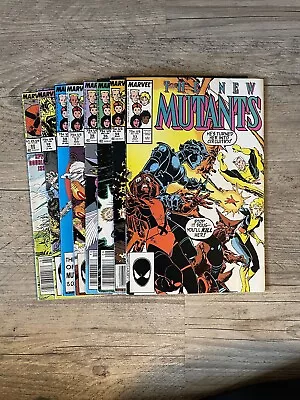 Buy New Mutants 53 54 55 56 57 58 59 60 Marvel Comics 1987 - Lot Of 8 Issues • 16.65£