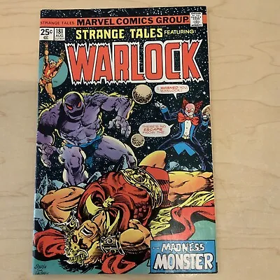 Buy Strange Tales #181  2nd App Gamora 3rd App Pip The Troll Warlock Marvel 1975 • 19.72£