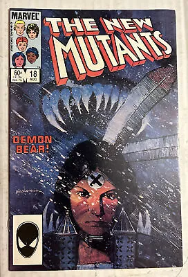 Buy New Mutants #18 (1984) NM. 1st App. Demon Bear & Warlock-Sienkiewicz • 13.32£