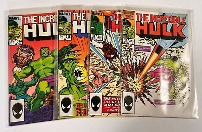 Buy Incredible Hulk 314 315 316 318 (Marvel 1985-86) Comic Book Lot (4) John Byrne • 11.85£