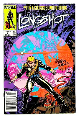 Buy Longshot #1 Newsstand Signed By Arthur Adams Marvel Comics • 31.97£