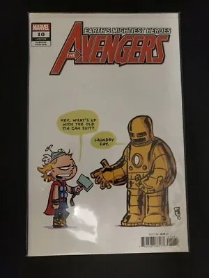 Buy Marvel Comics AVENGERS (2018) #10 (#700 Legacy) SKOTTIE YOUNG Variant Cover NM • 13.46£