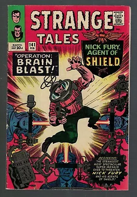 Buy Marvel Comics Strange Tales 141 FN 6.0 S.H.I.E.L.D Brain Blast 1966 • 29.99£