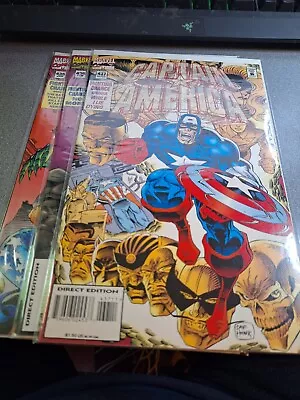 Buy Marvel Comics Captain America Issues 435, 436, 437 VF/NM /9-127 • 5.88£