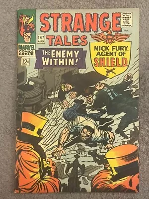 Buy Strange Tales #147 (RAW 6.0 - MARVEL 1966) Jack Kirby. Goldberg. • 60.24£