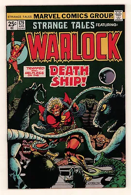 Buy Strange Tales #179, WARLOCK, 1st APPEARANCE PIP THE TROLL Marvel 1975 FN/VF • 17.41£