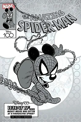 Buy Amazing Spider-man 35 Disney 1:100 Ri B&w Incentive Variant 300 Mcfarlane Homage • 71.15£