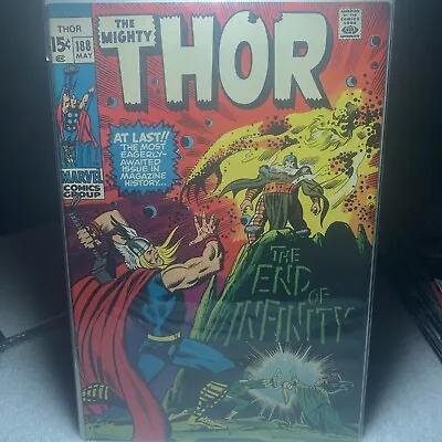 Buy Thor #188 (May, 1971)  The End Of Infinity! Upper Mid Grade Book. 7.0-8.0 • 31.97£