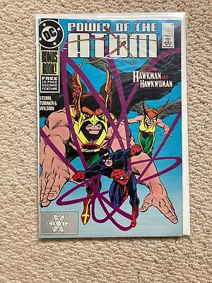 Buy Power Of The Atom #4, Roger Stern, (Hawkman/Hawkgirl) DC 1988 • 2.99£