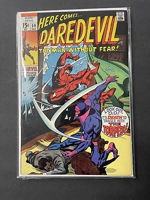 Buy Daredevil #59 (Marvel Comics 1969) 1st Torpedo & 1st Crime-Wave Gene Colan Key • 37.84£