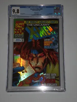 Buy Uncanny X-Men 350 (1997) CGC 9.8 Prism Foil Cover, Trial Of Gambit • 134.56£