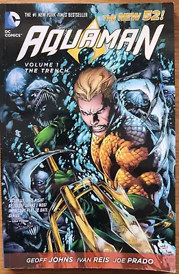Buy Aquaman Volume 1 The Trench TPB Paperback Graphic Novel • 2.99£