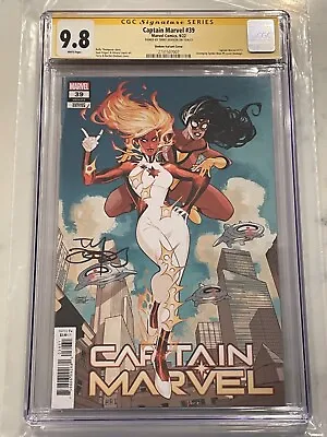 Buy Captain Marvel #39 Binary Variant CGC 9.8 SS Signed By Terry Dodson • 119.14£