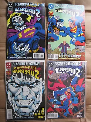 Buy SUPERMAN :  Bizarro's World  : COMPLETE 4 Issue DC 1994 CROSS-TITLE STORY ARC • 9.99£