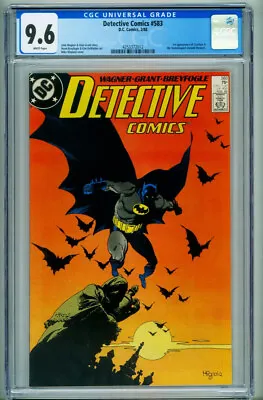 Buy Detective Comics #583 CGC 9.6 First SCARFACE And VENTRILOQUIST 4253372012 • 110.82£