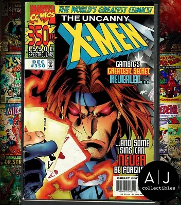 Buy Uncanny X-Men #350 Newsstand Comic Marvel 1997 Non Foil Gambit VG+ 4.5 • 3.92£