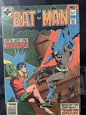 Buy Batman #316 VG 1979  Dick Giordano Crazy Quilt Robin • 6.31£