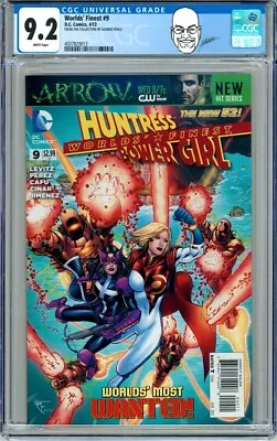 Buy George Perez Pedigree Collection ~ CGC 9.2 Worlds' Finest #9 Huntress Power Girl • 79.02£