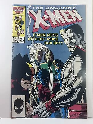 Buy Uncanny X-Men #210 (1986) 1st Cameo Team App. The Marauders In 6.5 Fine+ • 9.48£