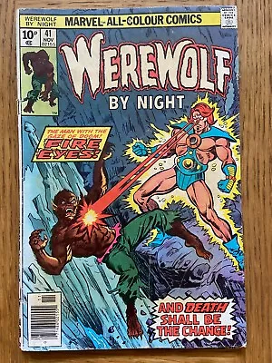 Buy Werewolf By Midnight Issue 41 From November 1976 (Bronze Age) - Free Post • 8£
