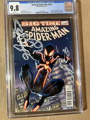Buy Amazing Spider-man #650 CGC 9.8 1st App Of New Spidey Stealth Suit Marvel 2011 • 103.93£