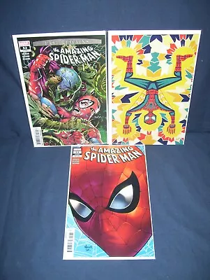 Buy The Amazing Spider-Man #52 Legacy #853 With Variants Marvel Comics 3 Issue Lot • 32.16£