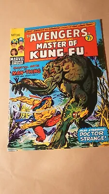 Buy Avengers Featuring Shang Chi Master Of Kung Fu Marvel #36 May 1974 • 3.95£