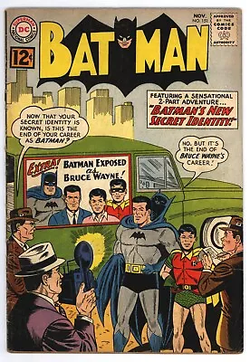 Buy * BATMAN #151 (1962) Batman & Robin Exposed! Silver Classic Very Good 4.0 * • 55.28£