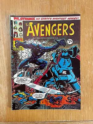 Buy The Avengers #71 - 1975 Black Panther Cover - Marvel UK Weekly Comic VG/F • 5.99£