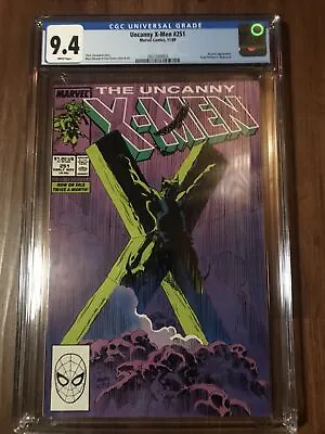 Buy Uncanny  X-Men 251 CGC 9.4 Crucified Wolverine Cover NM, Marc Silvestri • 51.25£