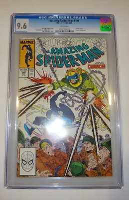 Buy Amazing Spider-Man #299 CGC 9.6 White Pages 1st Venom Cameo McFarlane 1988 • 145.96£